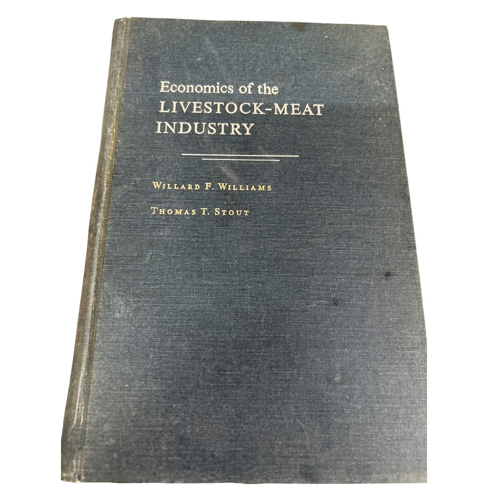 Macmillan‎ Economics of the Livestock-Meat Industry Book Hardcover 1971 Vintage